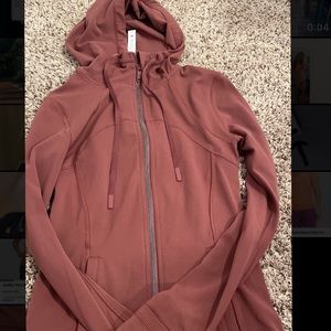 Lululemon Define Jacket Size 4 Smoky Red